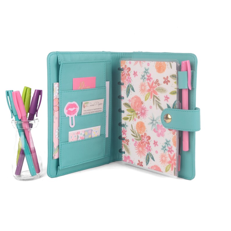 JANE Mini Planner Cover for Coil Bound / Discbound Planners Etsy