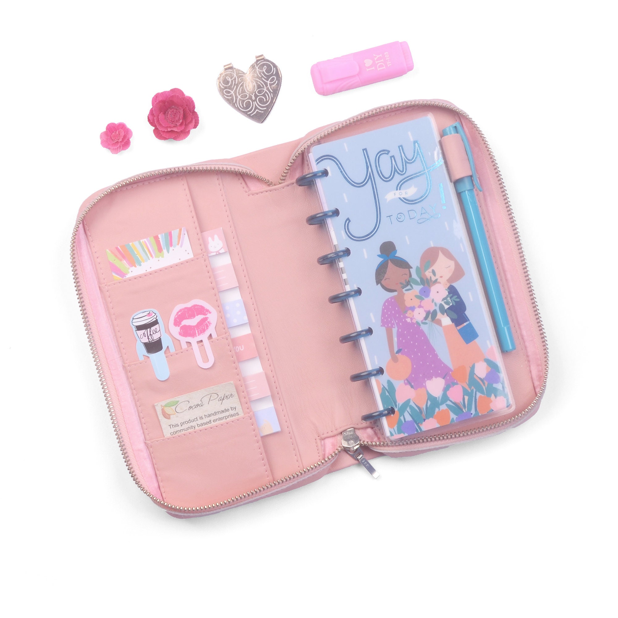 JADE Zippered Cover for Happy Planner® SKINNY MINI Etsy