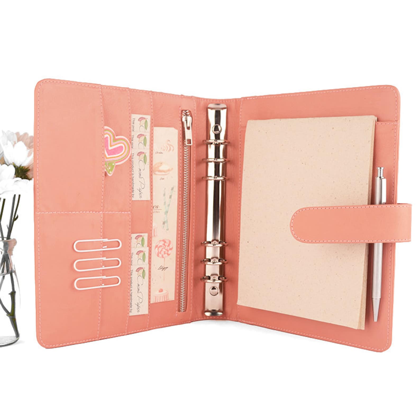 COACH A5 Leder Ringbuch Personal Planner 6 Ringe viele Etsy.de