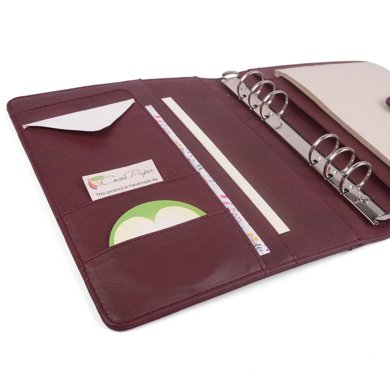 CLASSIC A5 Leather Ring Binder Planner 6 Ring Lots of Etsy Australia