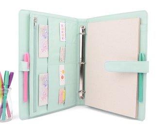 ORIGINAL A4 & USA Letter Size Ring Binder Planner Organizer. Personalized  and Lots of Colors 