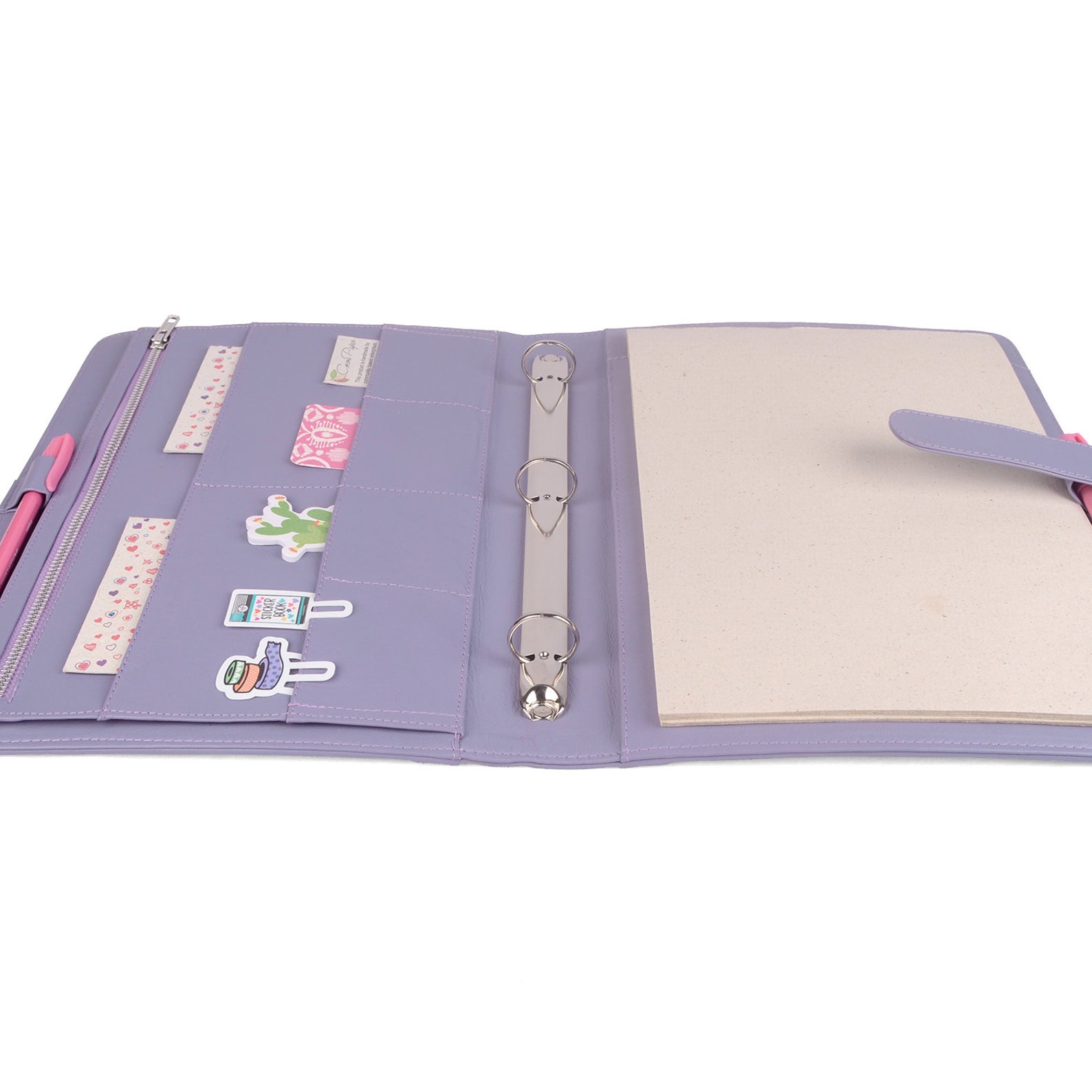 ORIGINAL A4 Leather Ring Binder Planner / Organizer 3 or 4 Etsy