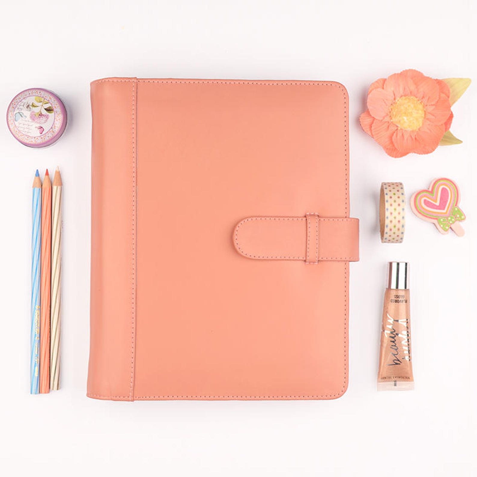 COACH A5 Leather Ring Binder Personal Planner 6 Ring Lots Etsy