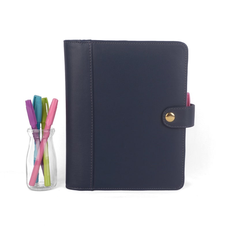 BELLA A5 / Half Size Planner Cover for Coil Bound Planners. Etsy