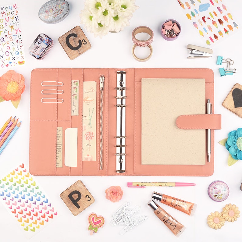 COACH A5 Leather Ring Binder Personal Planner 6 Ring Lots Etsy