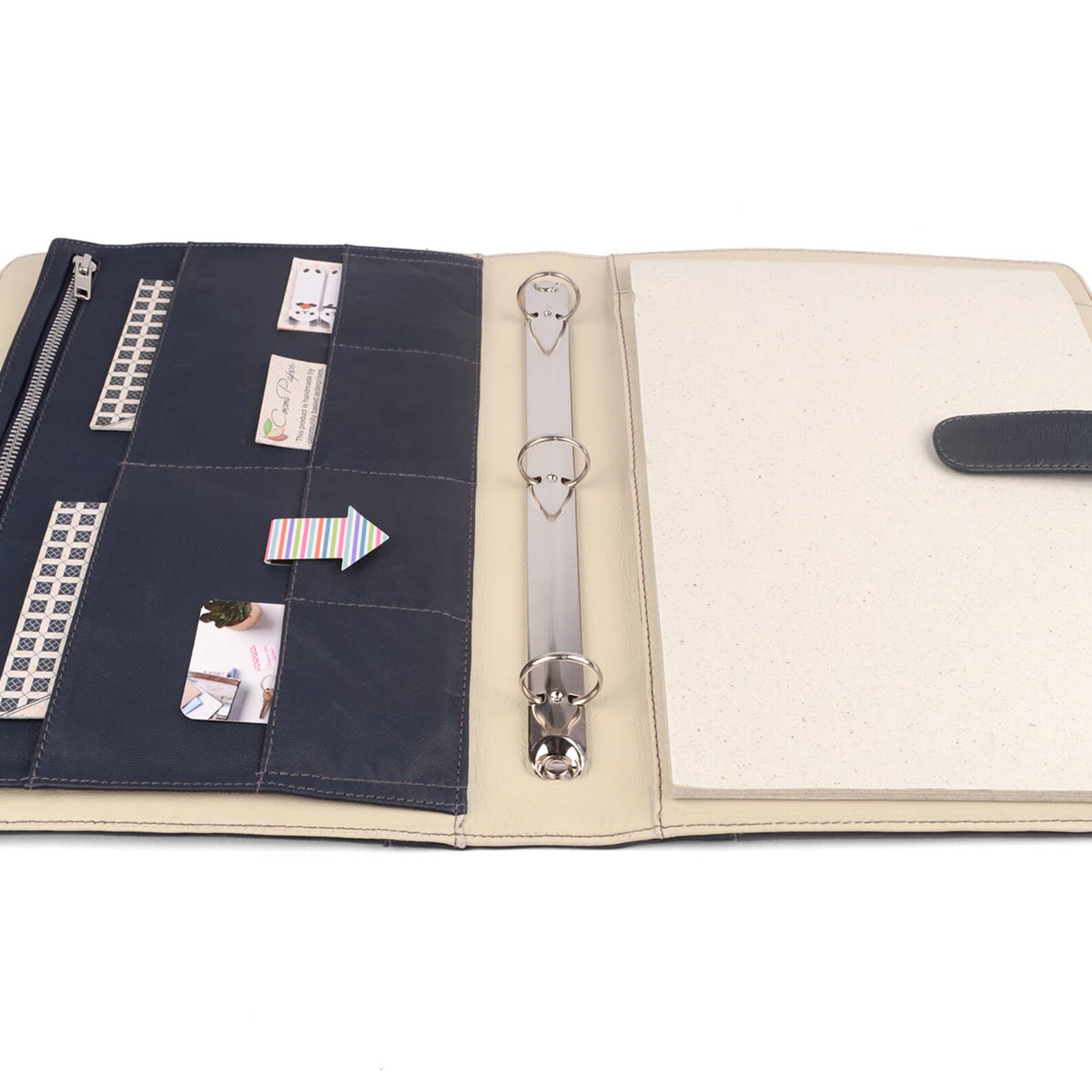 ORIGINAL A4 Leather Ring Binder Planner / Organizer 3 or 4 Etsy