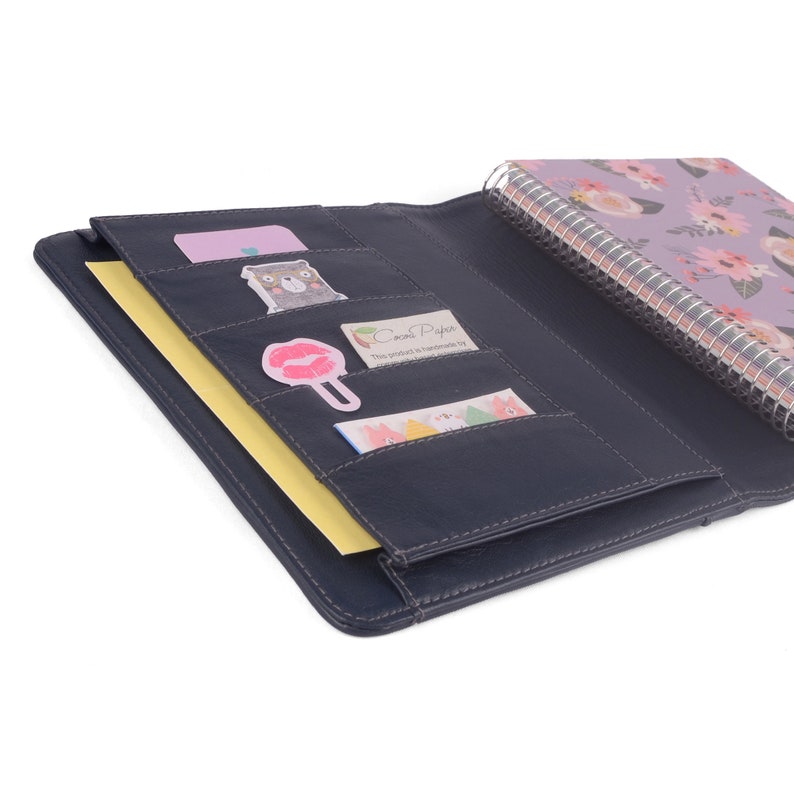 BELLA A5 / Half Size Planner Cover for Coil Bound Planners. Etsy