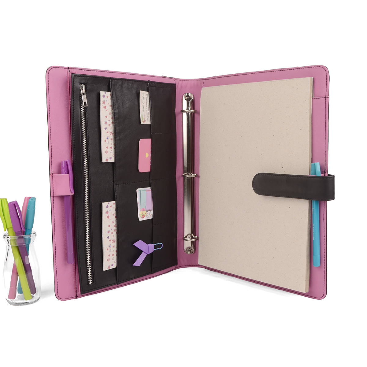 ORIGINAL A4 Leather Ring Binder Planner / Organizer 3 or 4 Etsy