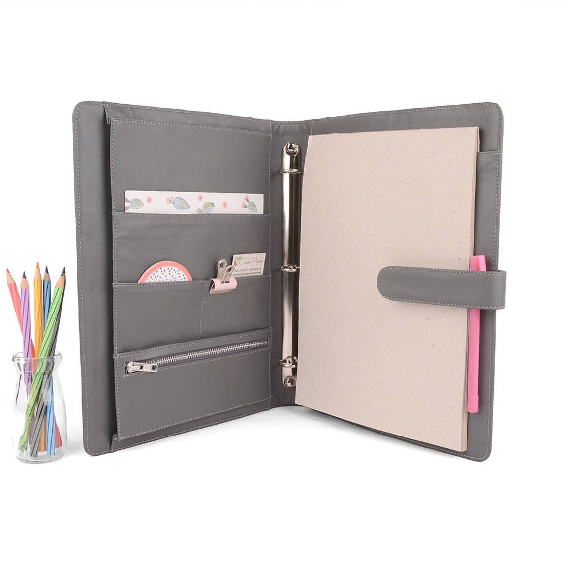 MAISON A4 & USA Letter Size Ring Binder Planner Organizer. Etsy