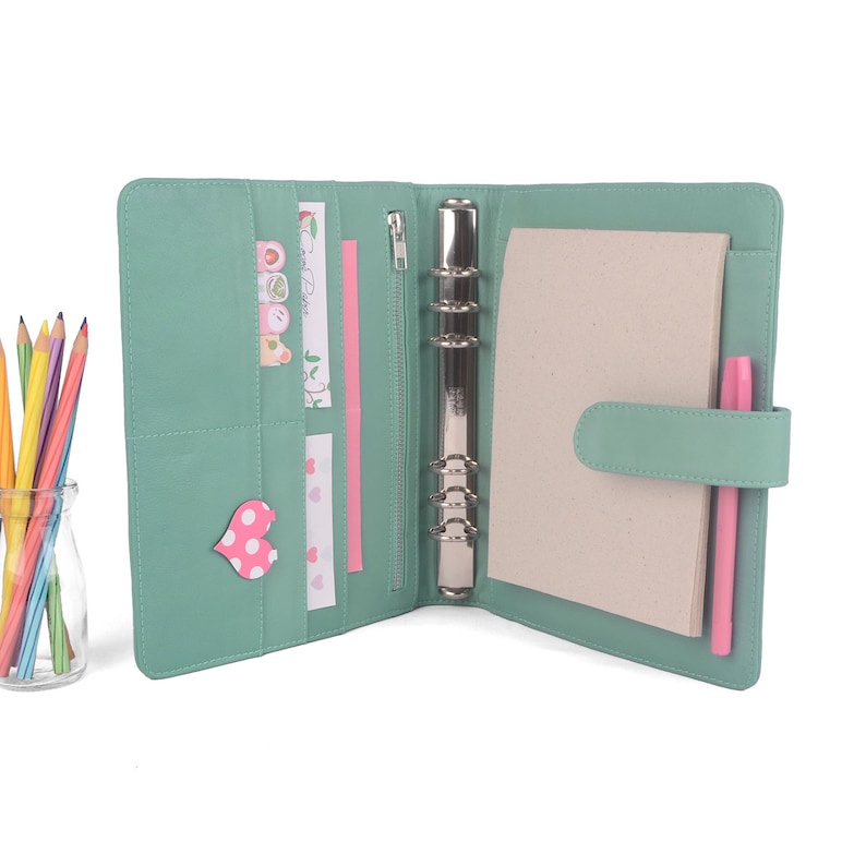 COACH A5 Leather Ring Binder Personal Planner 6 Ring Lots Etsy