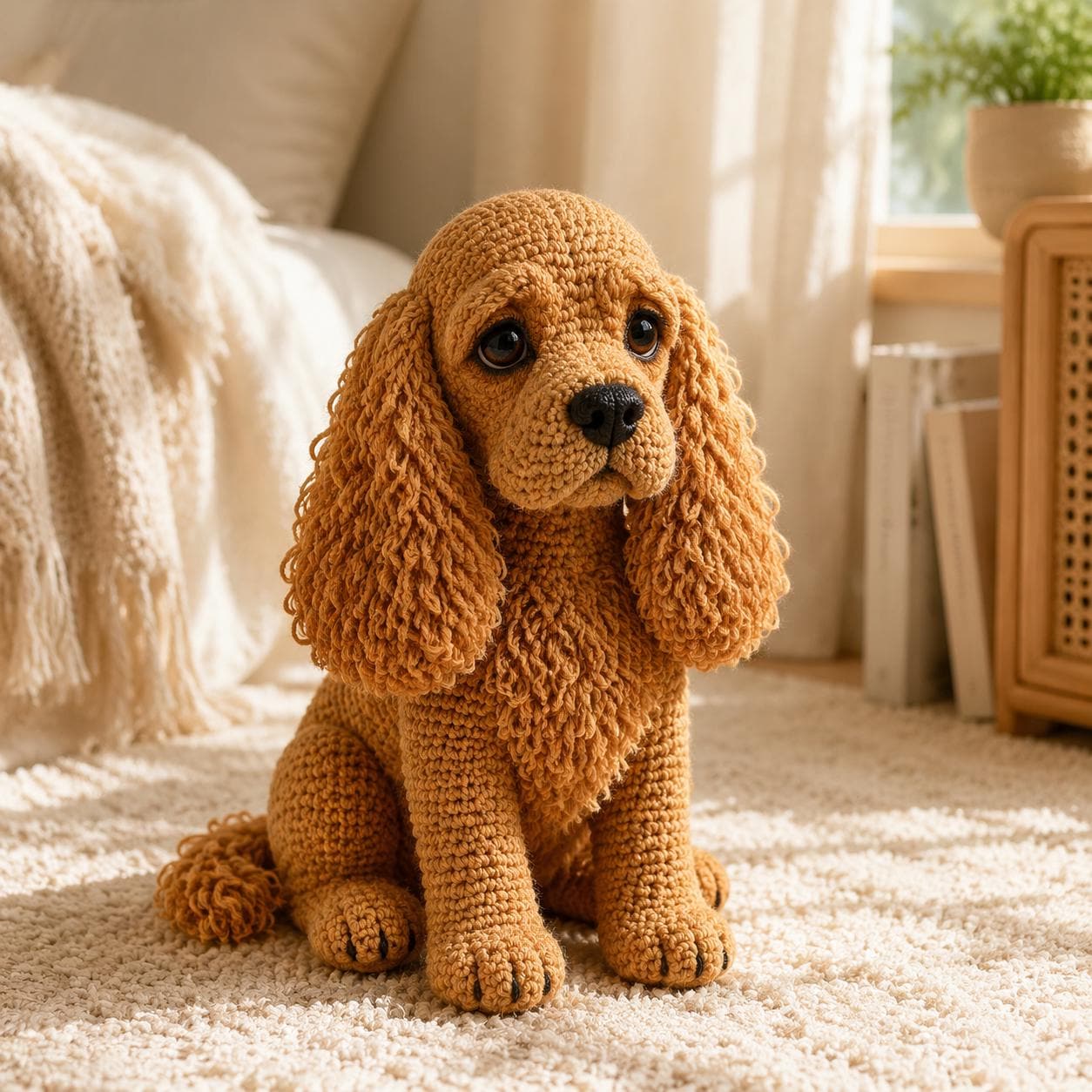 Miniature cocker spaniel figure - Etsy 日本