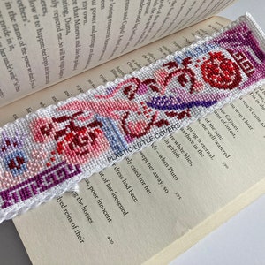 Modern Cross Stitch Bookmark Kit Hades & Persephone Classical Mythology Greek Roman Mythology Literary Gift Idea Book Lover DIY image 8
