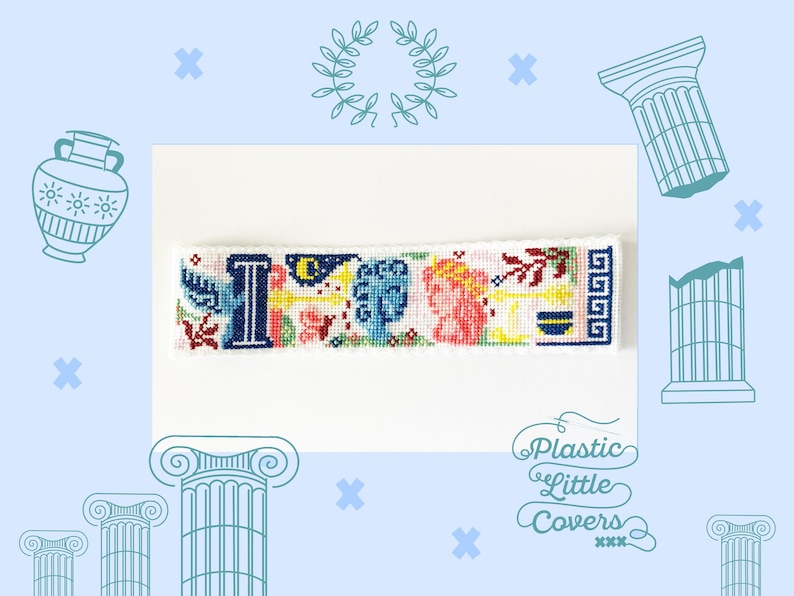 3 Modern Cross Stitch Patterns Bundle – Plastic Little Covers (PDF) image 8