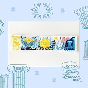 3 Modern Cross Stitch Patterns Bundle – Plastic Little Covers (PDF) image 11