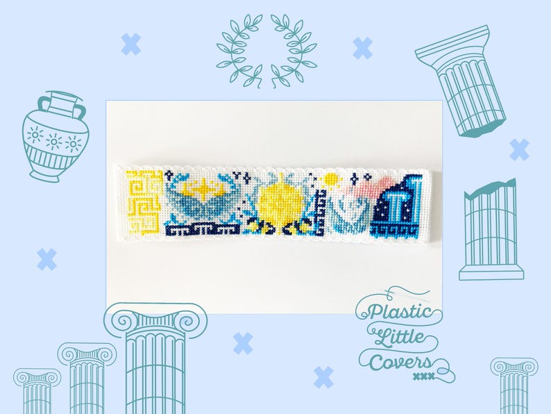 3 Modern Cross Stitch Patterns Bundle – Plastic Little Covers (PDF) image 11