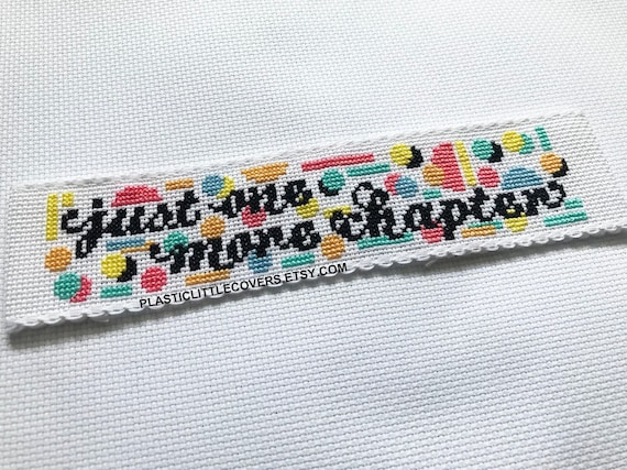 DIY cross stitch bookmark