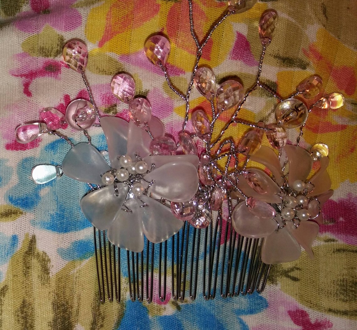 Hair Comb. Fancy Hair Comb. Wedding Comb.beaded Hair Comb. Etsy