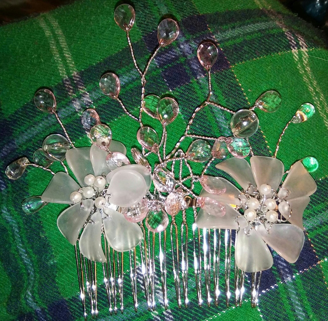 Hair Comb. Fancy Hair Comb. Wedding Comb.beaded Hair Comb. Etsy