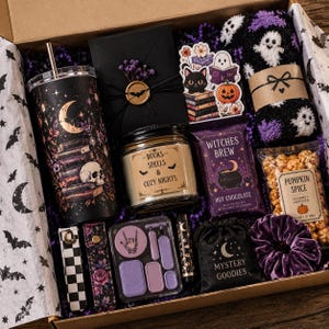 Caja de regalo de lujo para lectores de libros electrónicos / 10 libros electrónicos y accesorios para lectores electrónicos / Regalo para amantes de Kindle / Vela en vaso y artículos literarios / Caja de libros
