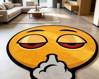 Alfombra que sopla humo