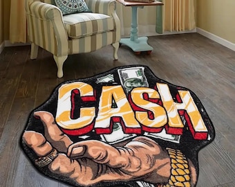 Alfombra con dinero en efectivo
