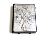 Kindle Case 1920's Style Lady Leather Ultra Slim