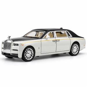 Rolls Royce Phantom 1 32 Diecast Model Car, Metal Luxury Sedan Collectible, Opening Doors Hood and Trunk, Car Lover Gift