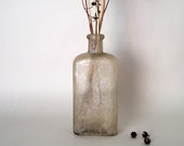 Vintage Iridized Bottle Naturally Distressed Tonic Flask Unearthed Whiskey or Medicine Bottle Old Salvaged Bottle