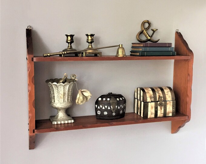 Plate Shelf Vintage Kitchen Shelf Wooden Display Shelf Etsy