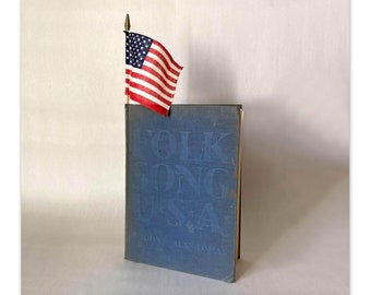 Vintage 1947 Book The 111 Best American Ballads Folk Song USA by John and Alan Lomax First Edition