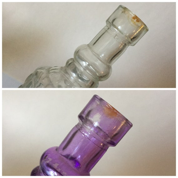 Set Of Glass Vials And Bottles With Multicolored Liquid Various
