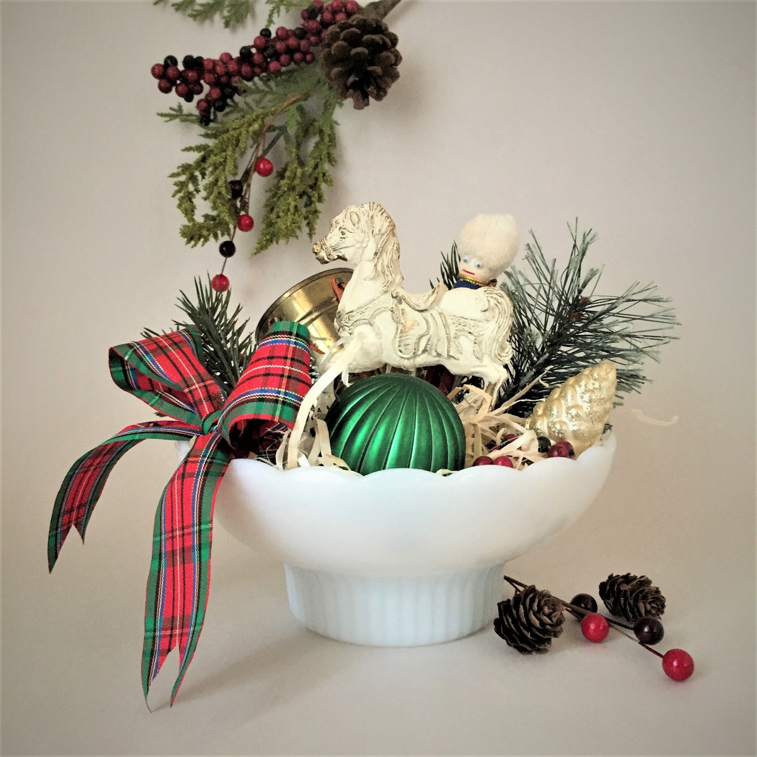 Hand Made Old Fashioned Toy Shop Christmas Decor Holiday Centerpiece…