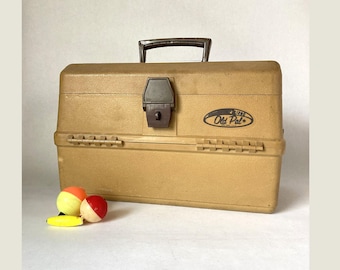 Vintage Old Pal Tackle Box  1970s Woodstream 1040 Plastic Fishing  Organizer - Etsy
