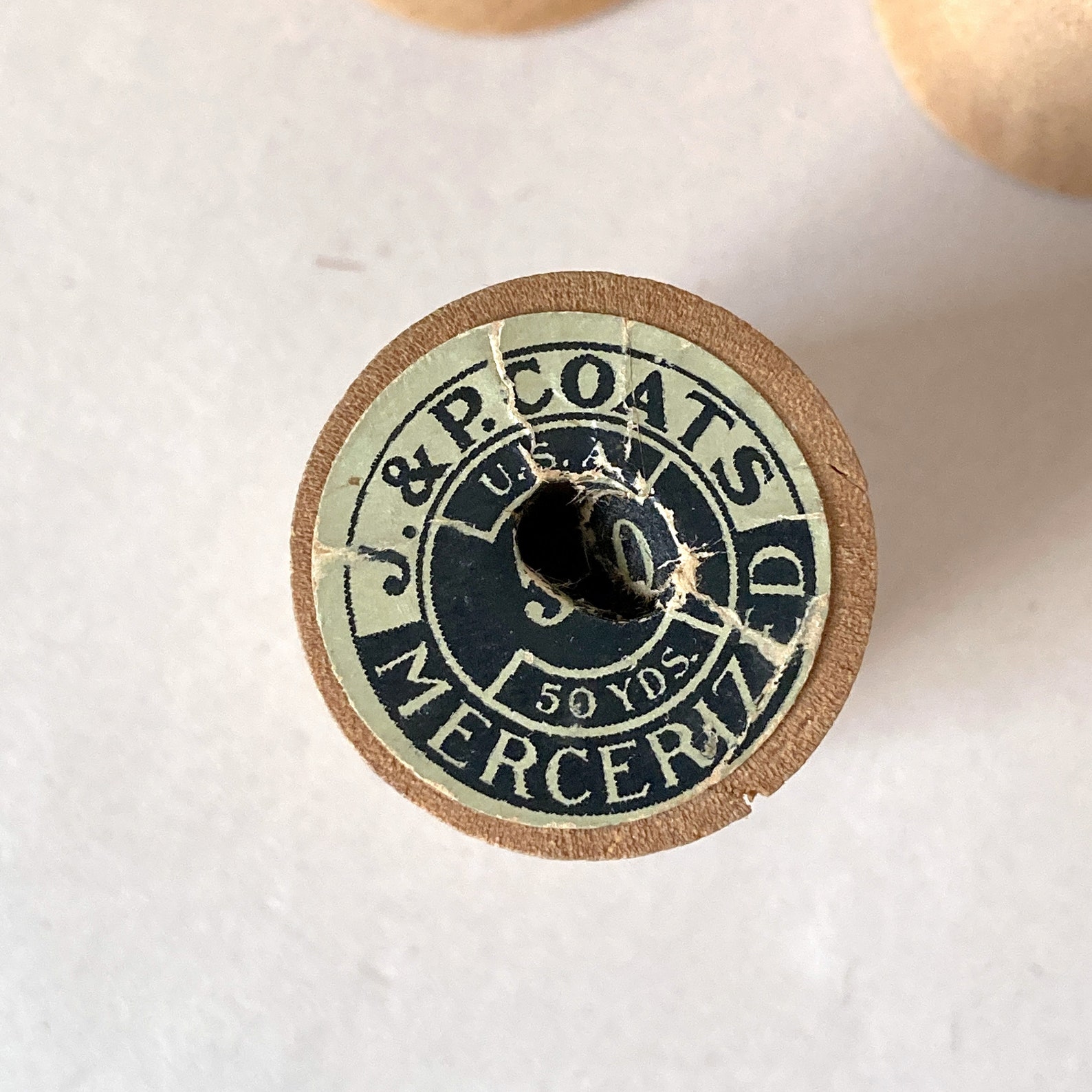 Collection of 10 Vintage Wooden Thread Spools | Farmhouse Sewing Room ...