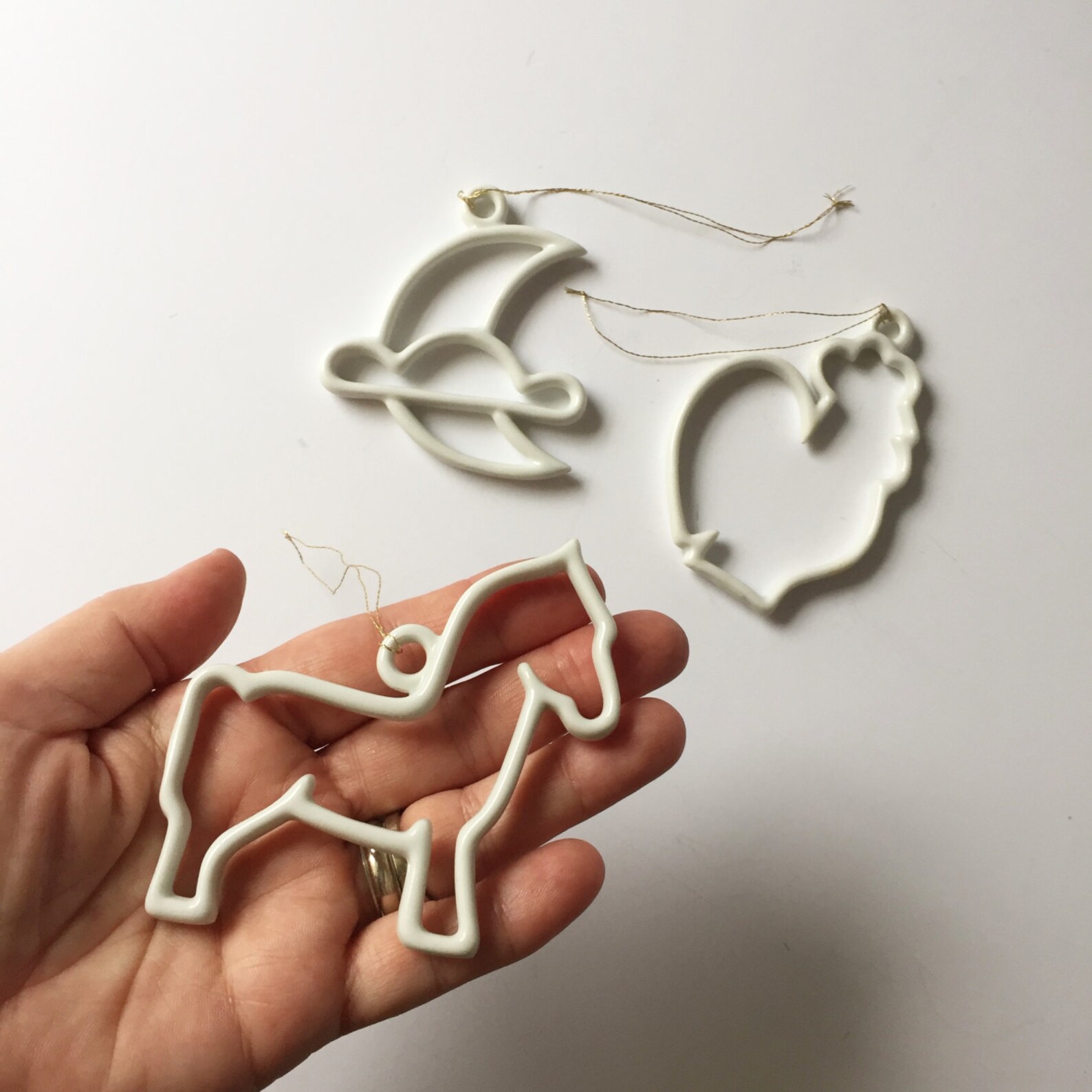 Rare Vintage Porcelain Ornaments Black Forest Anna Perenna Etsy