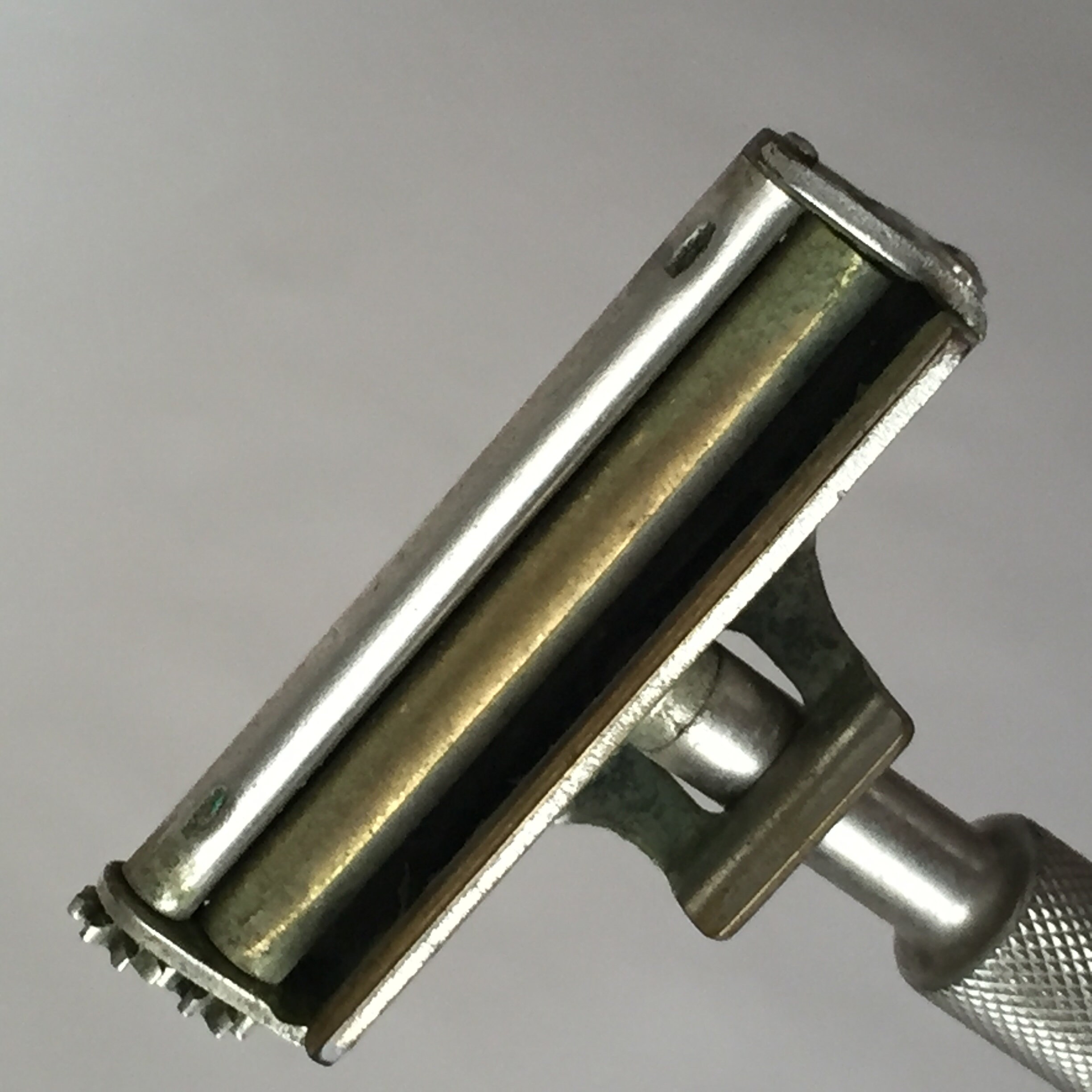 Antique Valet AutoStrop Safety Razor and Blade in Original Steel