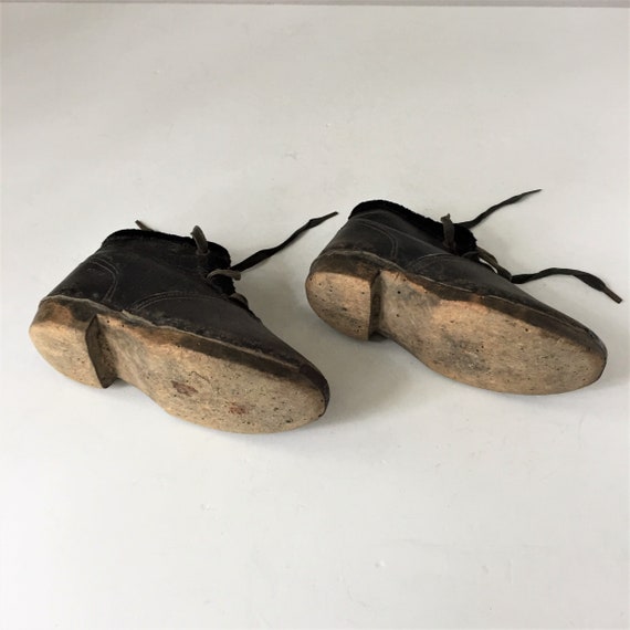 Antique Children's Shoes, Early 1900s Alpine Boot… - image 6