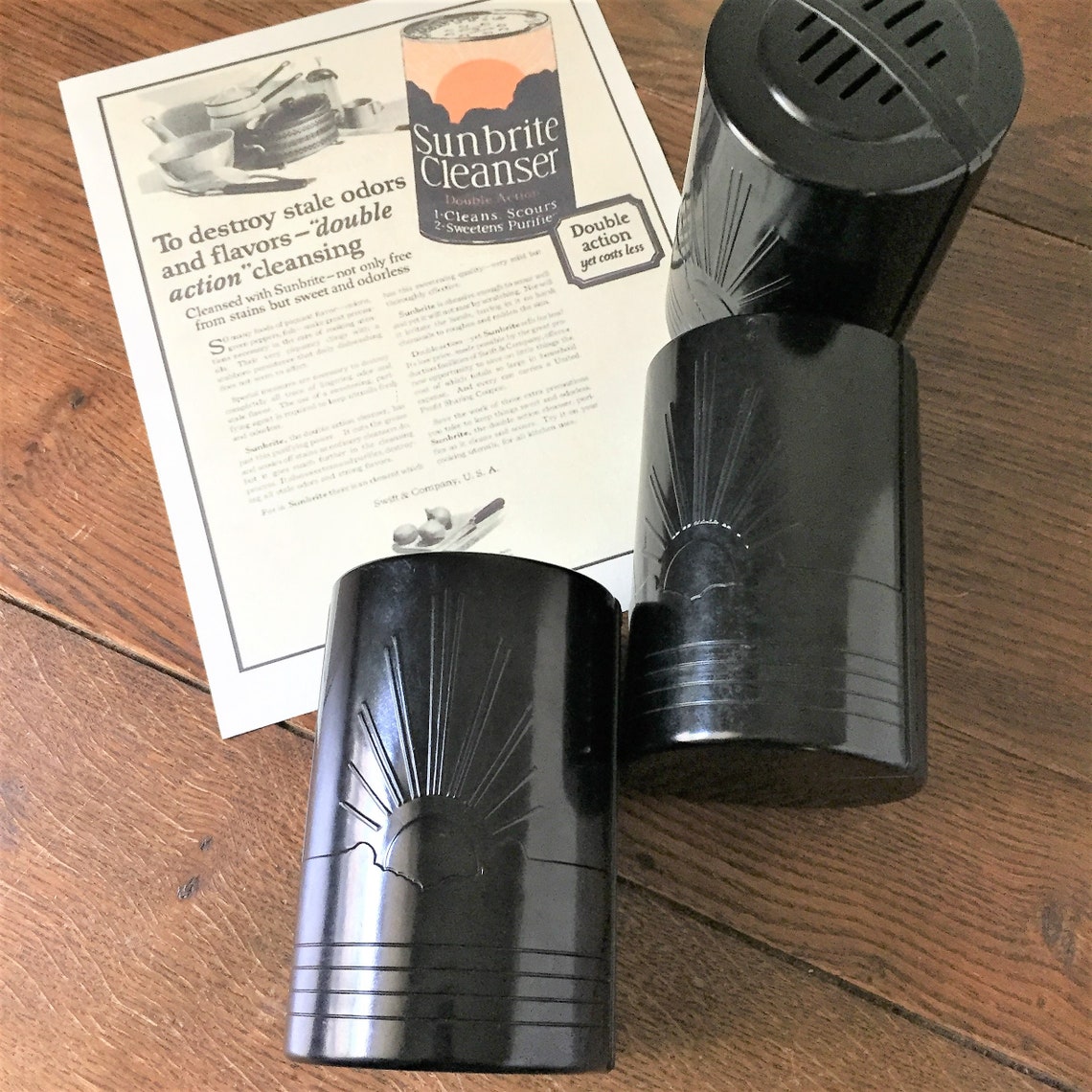 1940s Sunbrite Cleanser Can Cover or Dispenser NOS ONE LEFT Etsy