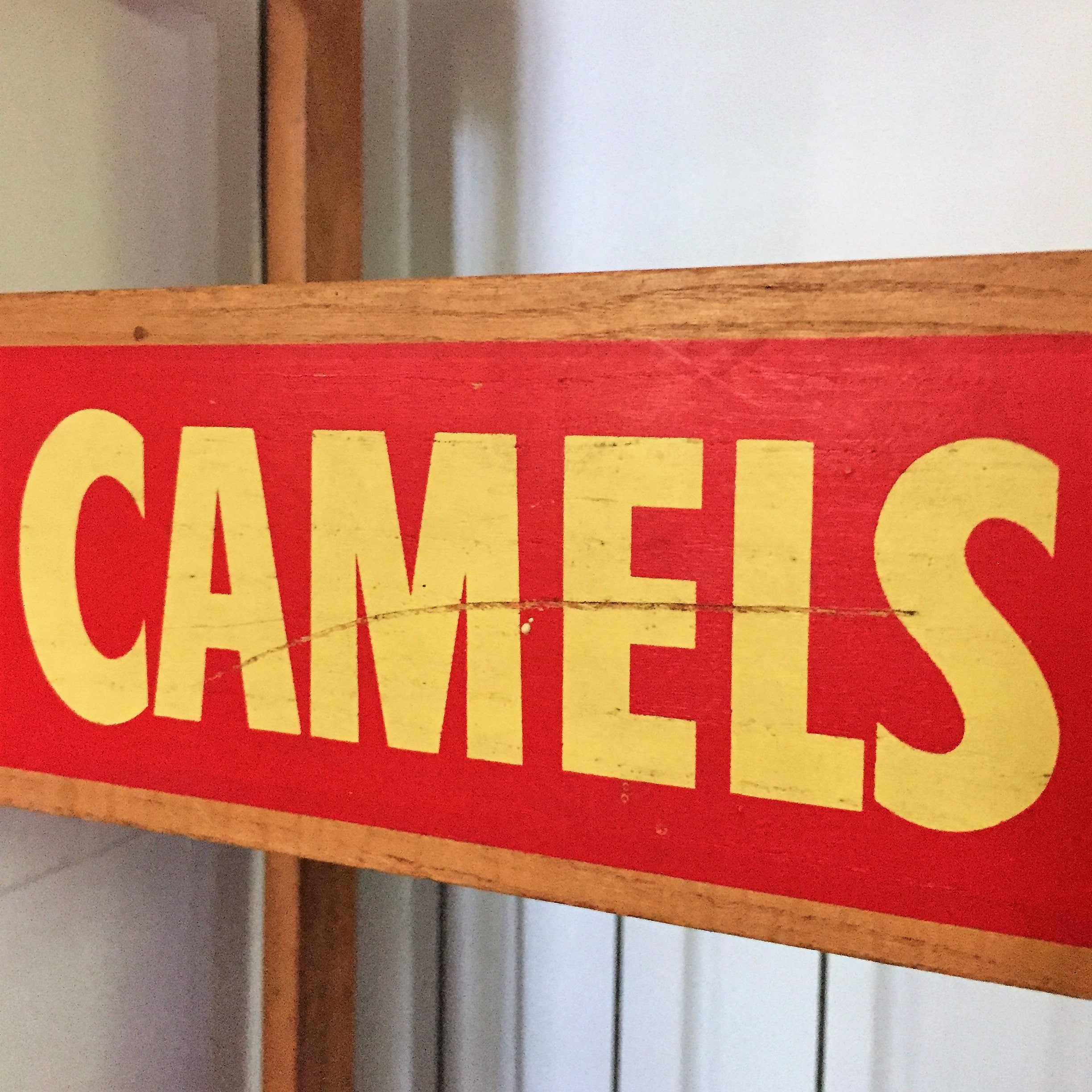 Vintage Camel and King Cavalier Cigarette Store Display Rack