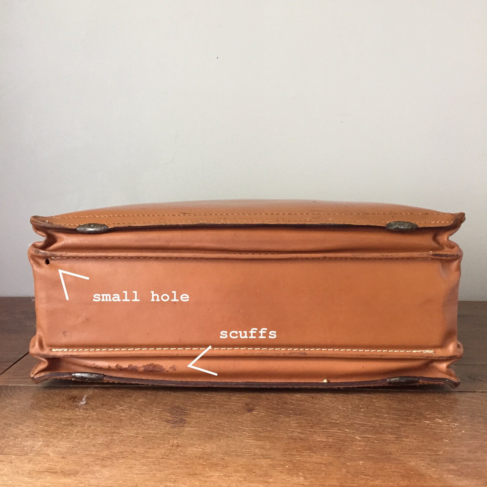 Vintage Leather Briefcase in Doctor's Bag Style Etsy