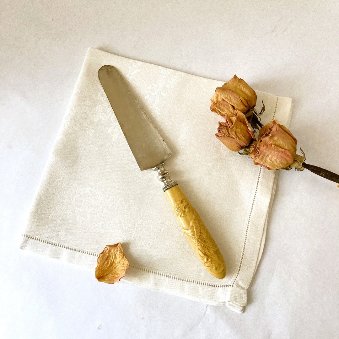 Antique Pie Server With Molded Griffin Handle by Landers Frary Etsy