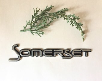 Vintage 1985 to 1987 Buick Somerset Emblem | OEM Used Part | Old Car Restoration | Altered Art Supplies