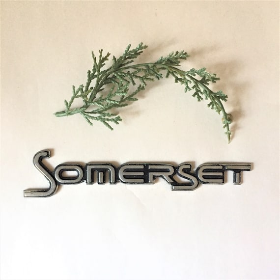 Vintage 1985 to 1987 Buick Somerset Emblem | OEM Used Part | Old Car Restoration | Altered Art Supplies