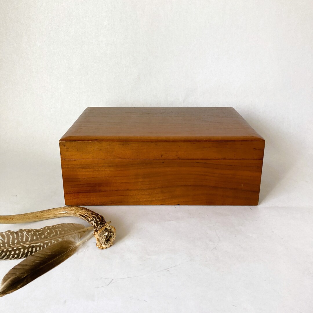Vintage Cigar Humidor Box With Original Lining and Humidifying Etsy