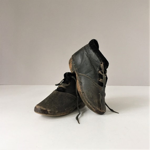 Antique Children's Shoes, Early 1900s Alpine Boot… - image 4