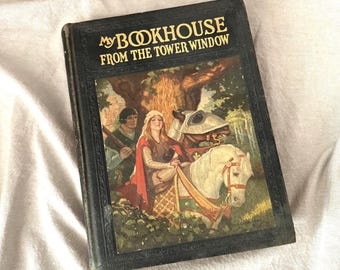 Libro antiguo de la ventana de la torre, de la serie Mi Librería, volumen 5, Copyright 1921