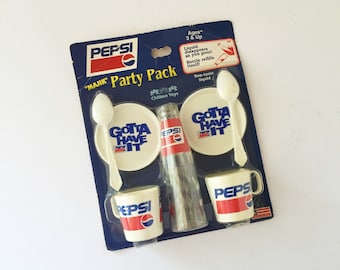 Vintage Pepsi Majik Party Pack Liquid Disappears as You Pour Chilton Toys New Old Stock New In Box Miniature Tea Party Set Pepsi Collectible