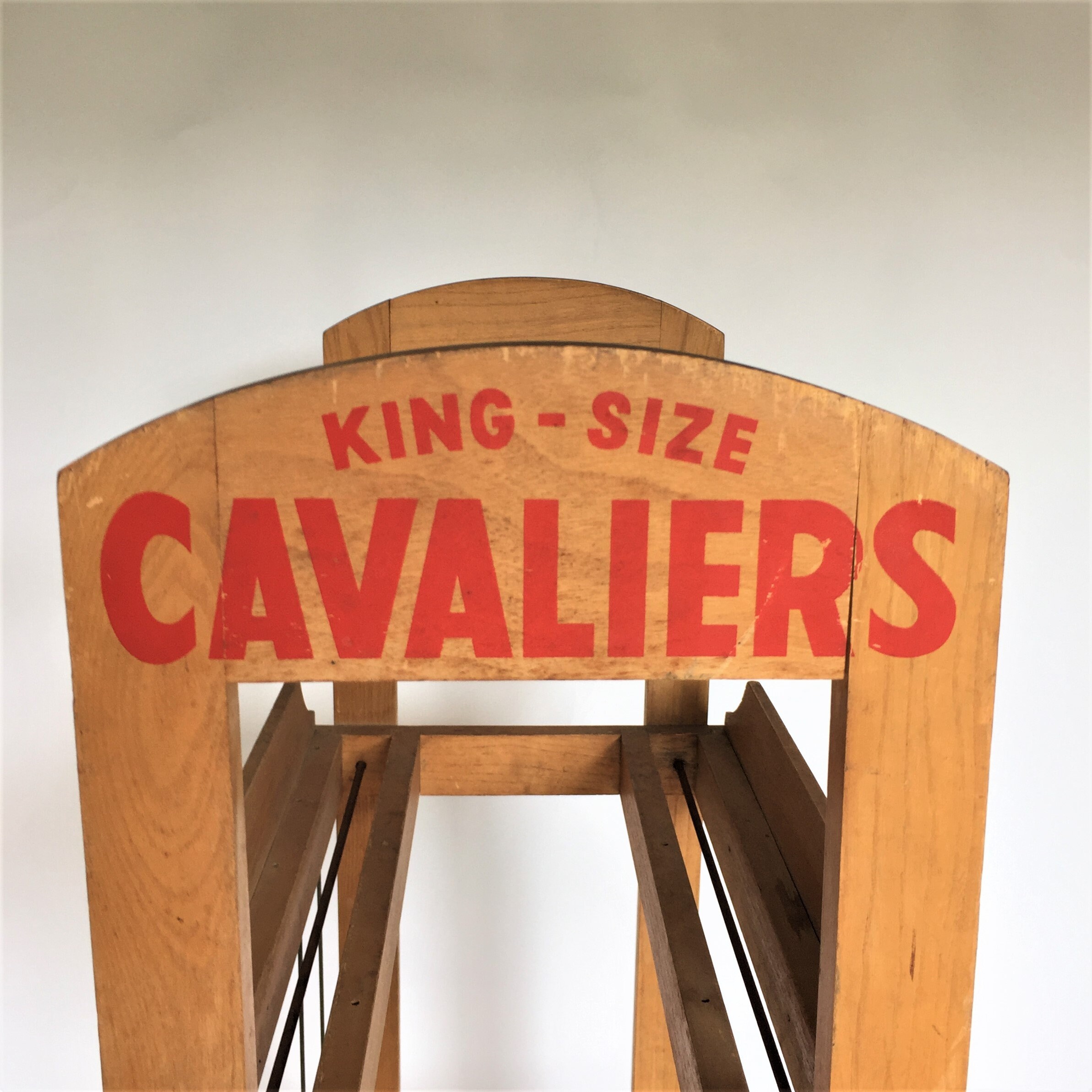 Vintage Camel and King Cavalier Cigarette Store Display Rack