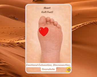 Emotional Reflexology Card Deck - Reflexology and Wellness Tool for Practitioners