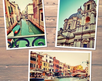 SOFORT-DOWNLOAD - 3 SET - Italien - Artwork - Reisen-Prints - Dekoration - Fotografie